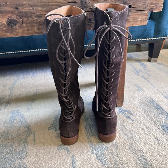 Sofft Womens Sharnell II SUEDE LACE BACK TALL BOOTS SIZE 10 EUC - Picture 7 of 12